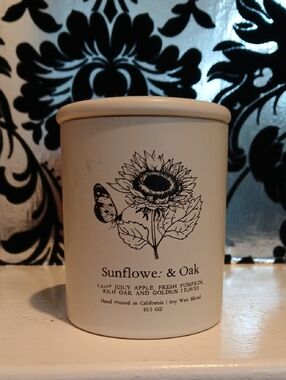 Sunflower & Oak Candle